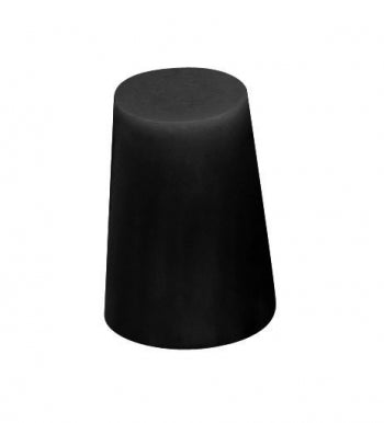 Neoprene Plug, Black, 0.062 x