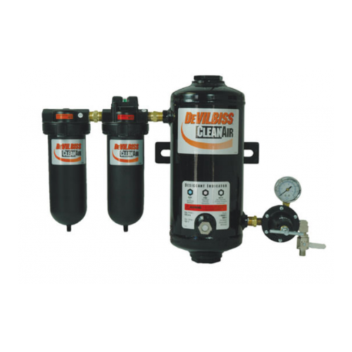 DeVilbiss Heat inline pneumatic clean air sytem.