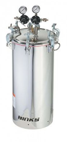 Binks 15 Gallon Stainless Steel Pressure Tank Assembly