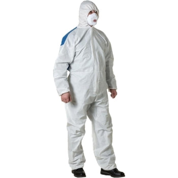 Suntech Cool Disposable Protective Coverall w/ Respirator-Fit Hood and Elastic Cuff