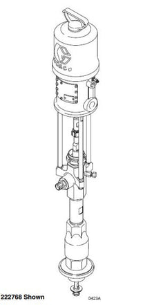 Rebuild, Graco 222768 Fluid Section