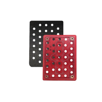SurfPrep 3" X 4" Hook & Loop Backup Pad (Mulit-Hole)