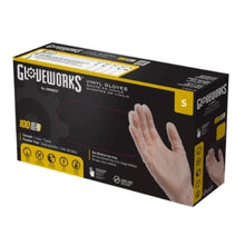 Gloveworks Clear Vinyl PF Industrial Gloves