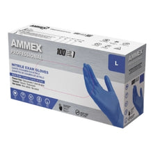 AMMEX Professional Cerulean Nitrile PF Exam Gloves
