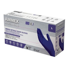 AMMEX Professional Indigo Nitrile PF Exam Gloves