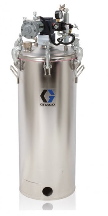 15 Gallon High Pressure Stainless Steel Pot | Single Regulater and Gear Reduced Agitator